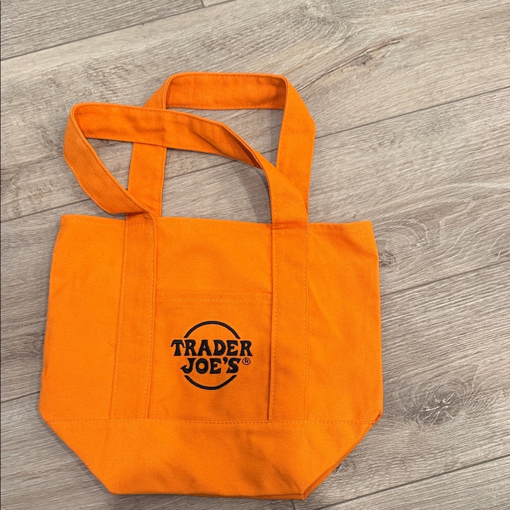 Limited Edition Trader Joe's Orange Tote Bag